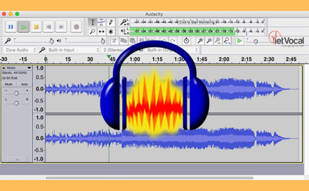 Audacity là một phần mềm tự do, trình sửa nhạc số đa nền tảng và ứng dụng ghi âm