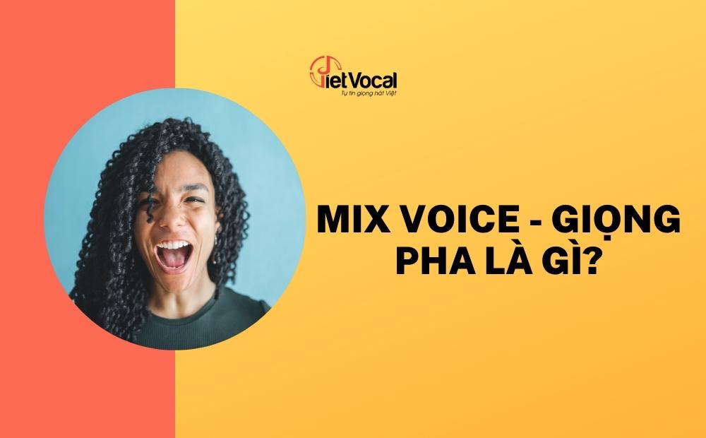 Giọng pha được hiểu là sự pha trộn giữa giọng giả thanh và giọng ngực